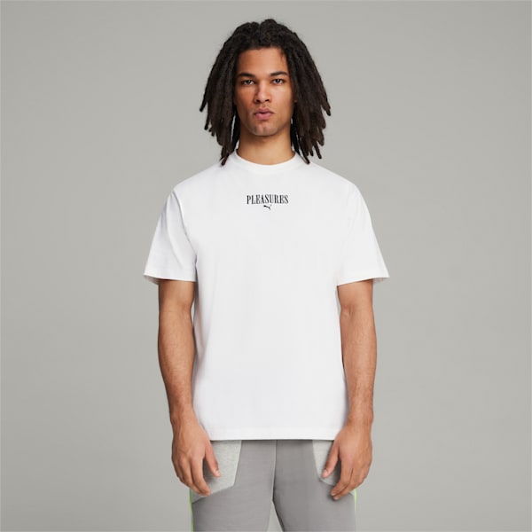 PUMA x PLEASURES Graphic Men's T-shirt, PUMA White, extralarge-IND