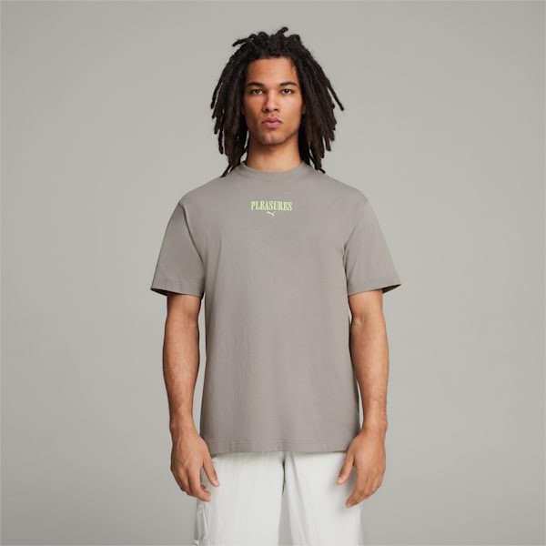 PUMA x PLEASURES Graphic Men's T-shirt, Stormy Slate, extralarge-IND