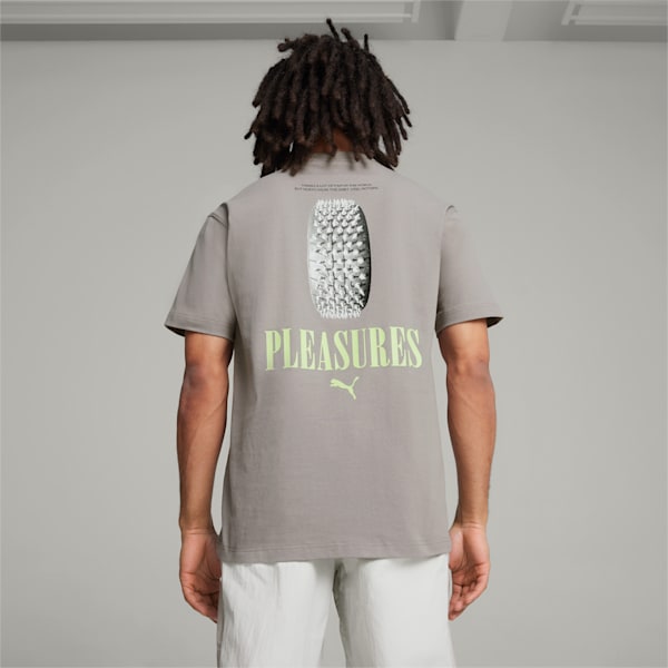 PUMA x PLEASURES Graphic Men's T-shirt, Stormy Slate, extralarge-IND