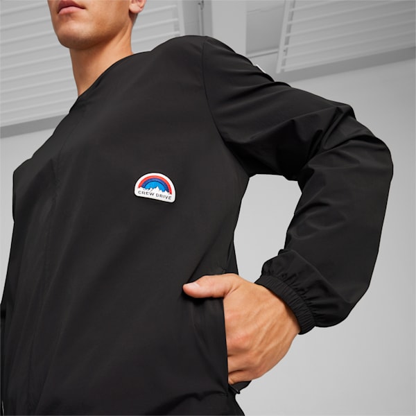 BMW M Motorsport Garage Crew Men's Sweatshirt, PUMA Black, extralarge-IND