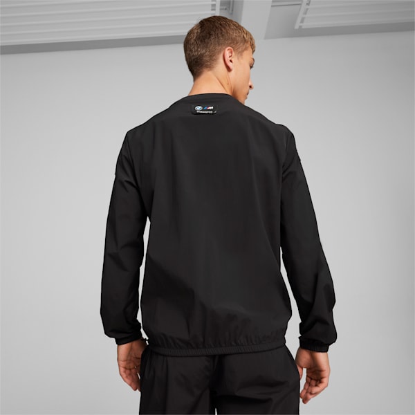 BMW M Motorsport Garage Crew Men's Sweatshirt, PUMA Black, extralarge-IND