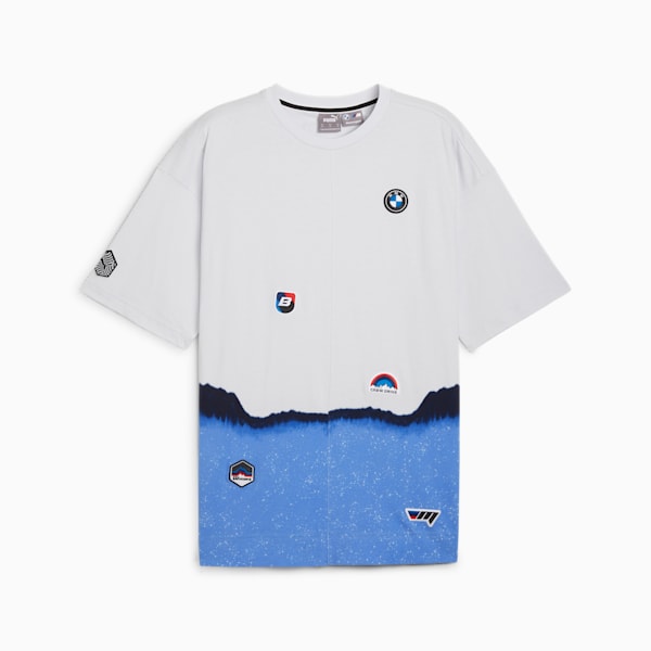 PUMA BMW M Motorsport Crews Go Summer T Shirt Men s Silver Mist Aop