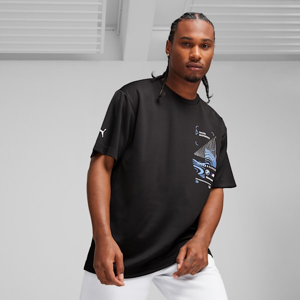 BMW M Motorsport Men's Statement Tee, PUMA Black, extralarge