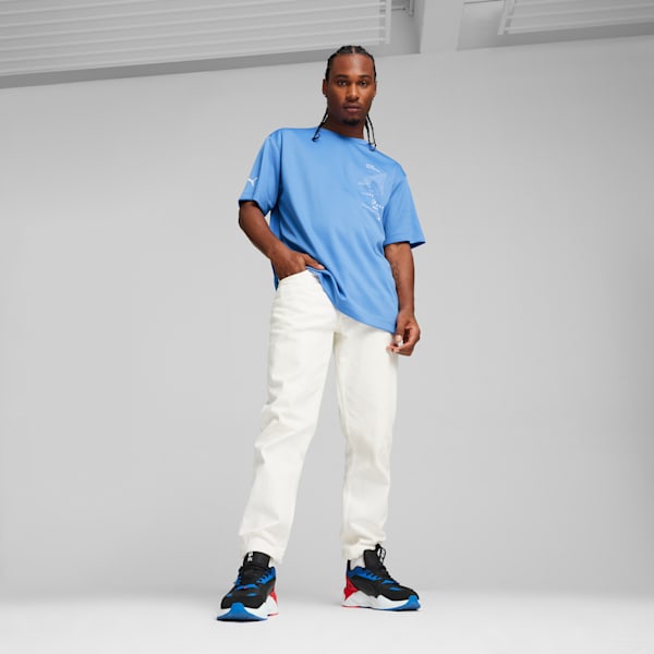 BMW M Motorsport Men's Statement Tee, Blue Skies, extralarge