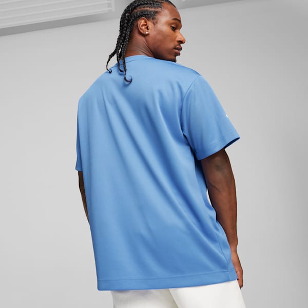 BMW M Motorsport Men's Statement Tee, Blue Skies, extralarge