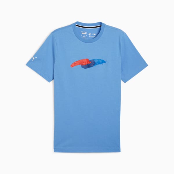 BMW M Motorsport Men's Statement Tee, Blue Skies, extralarge