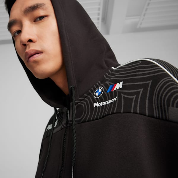 Veste de survêtement à capuche SDS BMW M Motorsport Homme, PUMA Black, extralarge