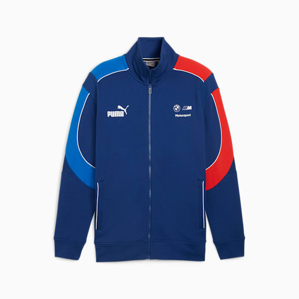 BMW M Motorsport MT7+ Men's Sweat Jacket, Pro Blue-M Color, extralarge-IND