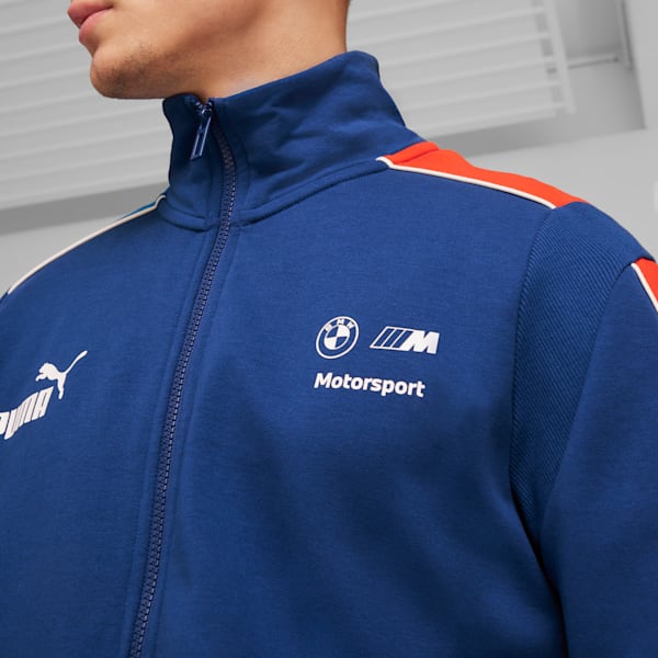 BMW M Motorsport MT7+ Men's Sweat Jacket, Pro Blue-M Color, extralarge-IND