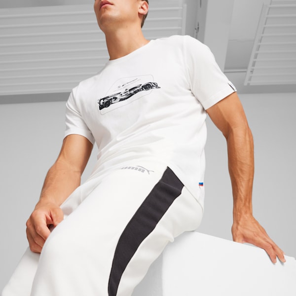 BMW M Motorsport MT7+ Men's Sweatpants, PUMA White, extralarge