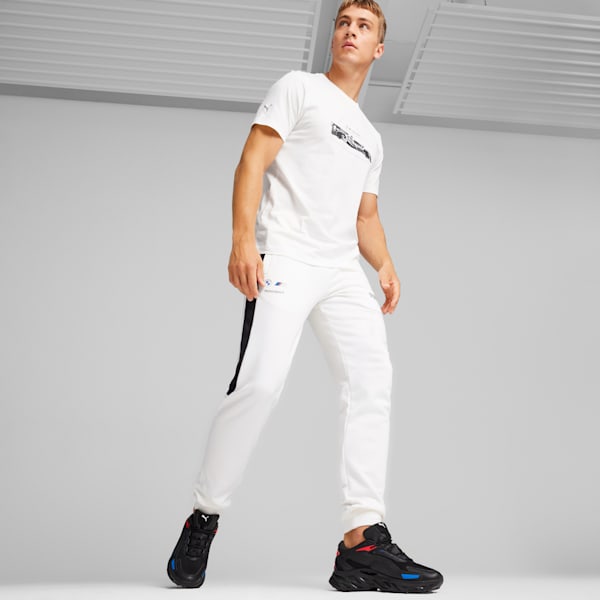 BMW M Motorsport MT7+ Men's Sweatpants, PUMA White, extralarge