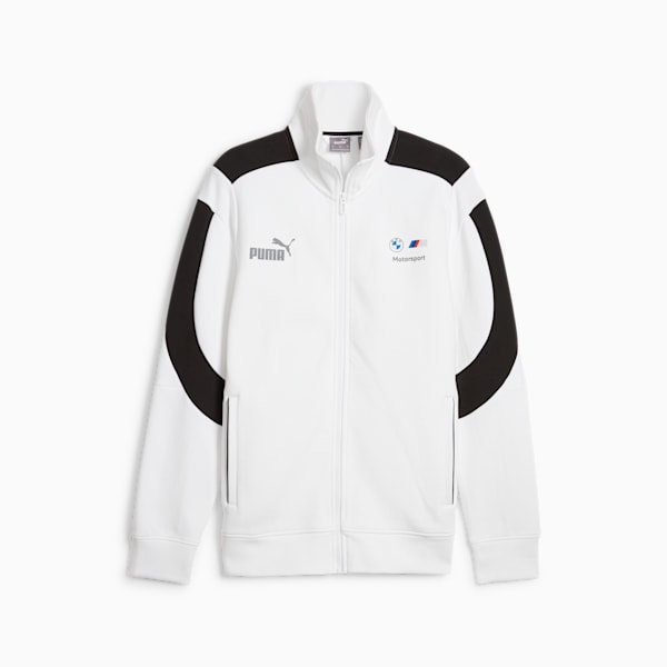 BMW M Motorsport MT7+ Men's Track Jacket, PUMA White, extralarge-IND