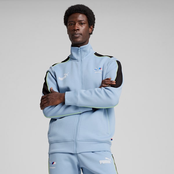 BMW M Motorsport MT7+ Men's Track Jacket, Blue Wash, extralarge-IND