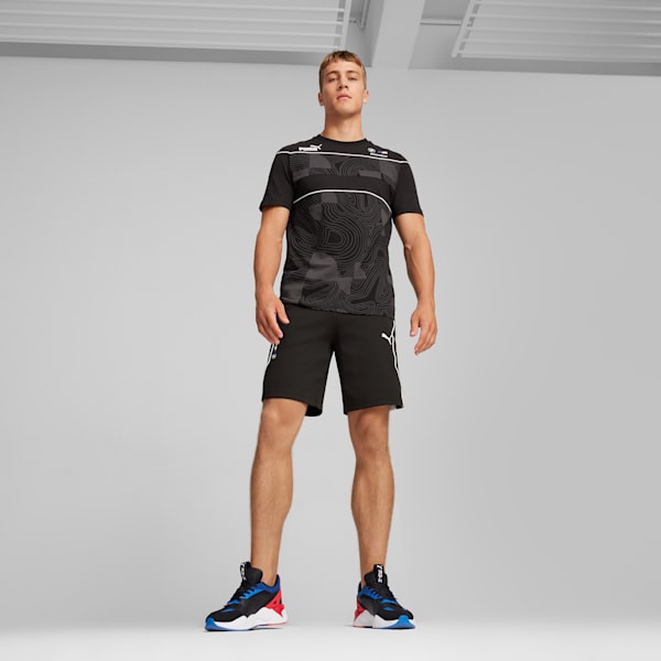 BMW M Motorsport Men's Motorsport Sweat Shorts, PUMA Black, extralarge-IND