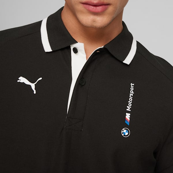 BMW M Motorsport Men's Motorsports Polo, PUMA Black, extralarge