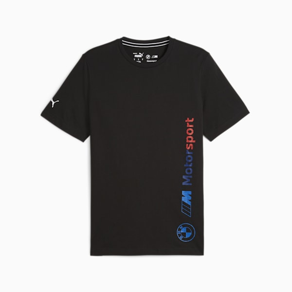 メンズ BMW MMS ロゴ 半袖 Tシャツ, PUMA Black, extralarge-AUS
