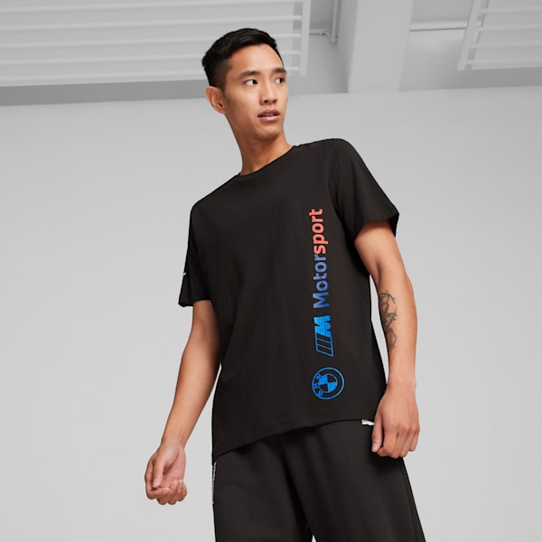 メンズ BMW MMS ロゴ 半袖 Tシャツ, PUMA Black, extralarge-JPN