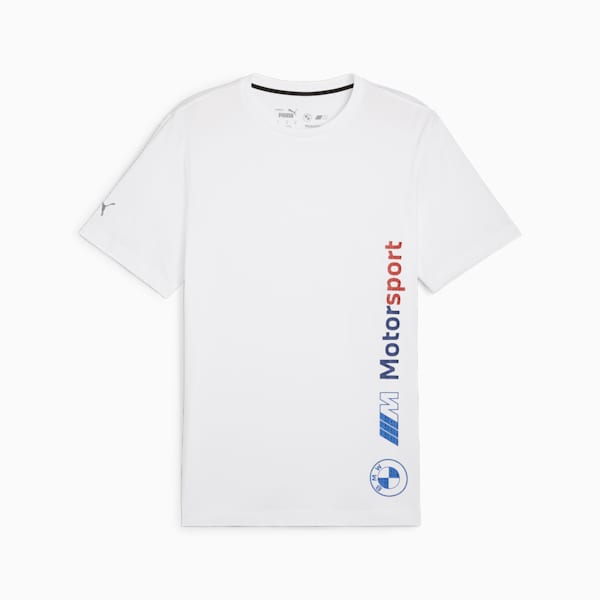 メンズ BMW MMS ロゴ 半袖 Tシャツ, PUMA White, extralarge-IND