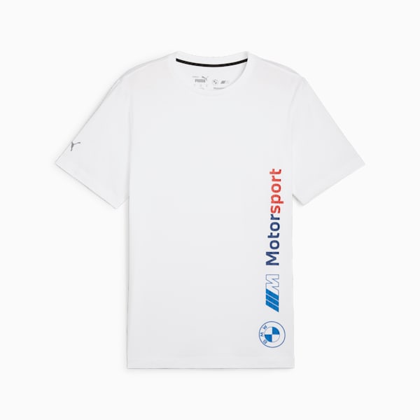BMW M Motorsport Men's Logo Tee, PUMA White, extralarge