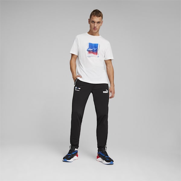 BMW M Motorsport Men's Car Graphic T-shirt, PUMA White, extralarge-IND