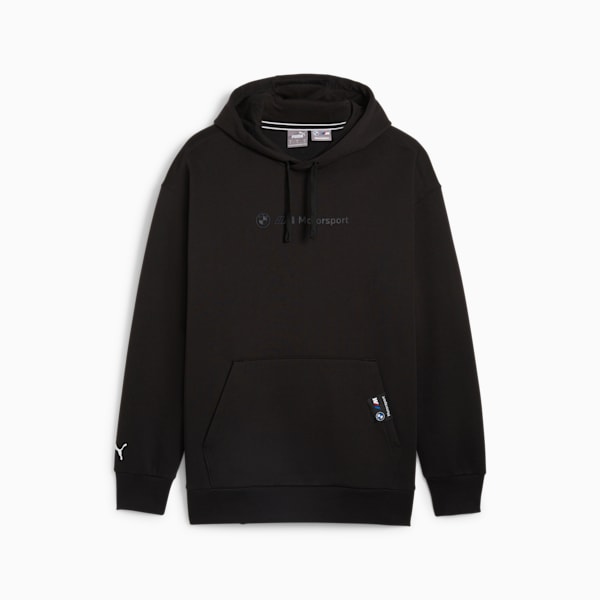 Sudadera estampada con capucha para hombre BMW M Motorsport, PUMA Black, extralarge