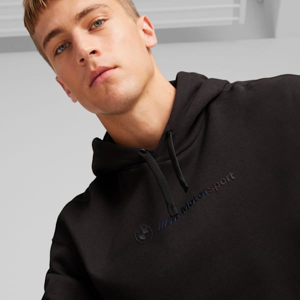 BMW M Motorsport Men's Graphic Hoodie, PUMA Black, extralarge