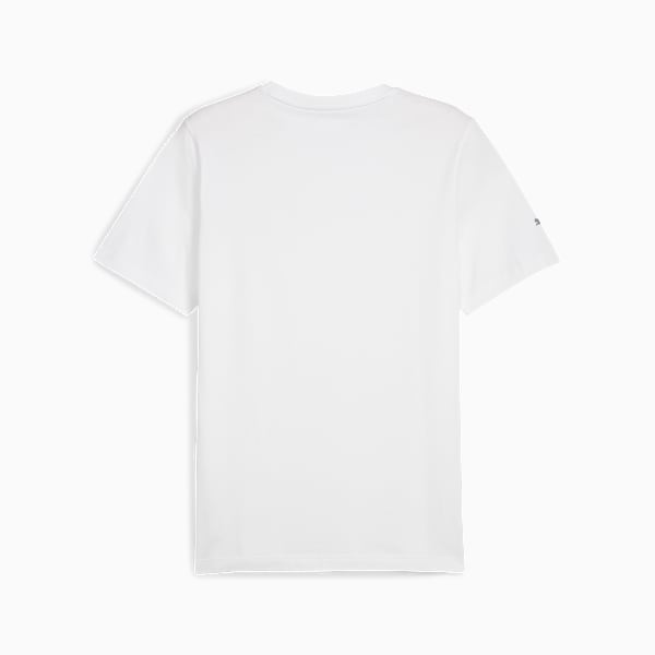 BMW M Motorsport Men's Logo Graphic Tee, PUMA White, extralarge-IND