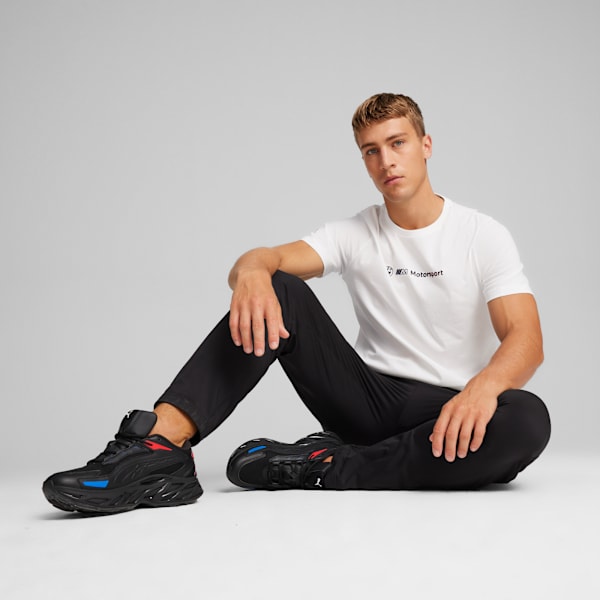 BMW M Motorsport Men's Logo Graphic Tee, PUMA White, extralarge-IND