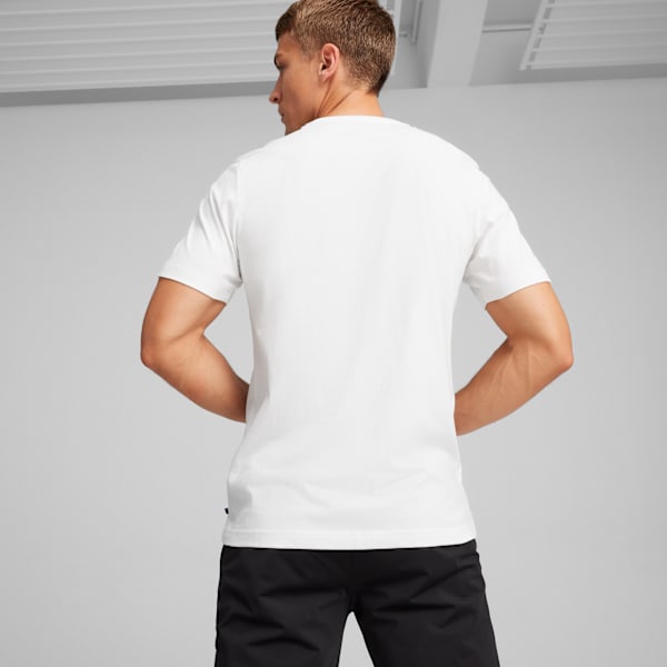 BMW M Motorsport Men's Logo Graphic Tee, PUMA White, extralarge-IND