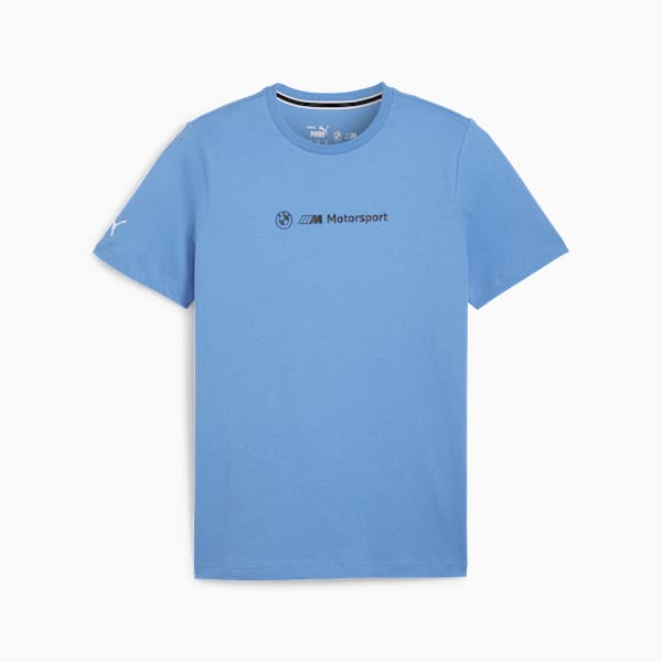 BMW M Motorsport Men's Logo Graphic Tee, Blue Skies, extralarge-IND
