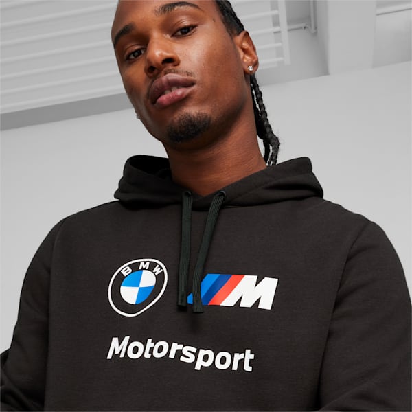 BMW MMS Men's Hoodie, PUMA Black, extralarge-IND