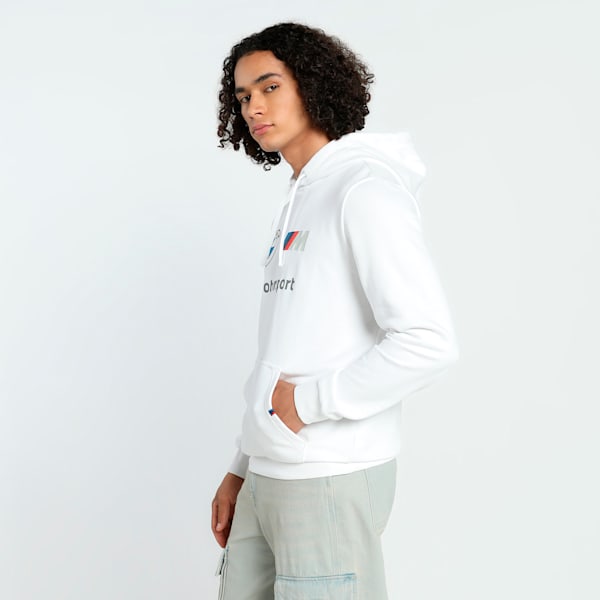 BMW MMS Men's Hoodie, PUMA White, extralarge-IND