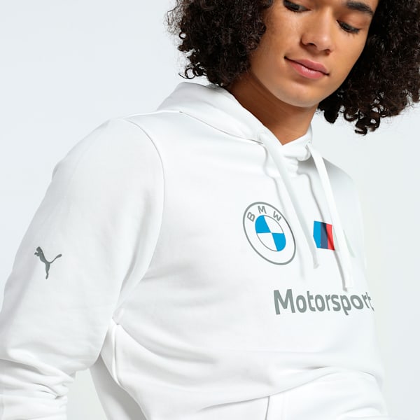 BMW MMS Men's Hoodie, PUMA White, extralarge-IND