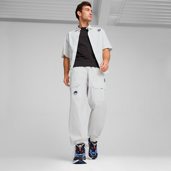 PUMA BMW M Motorsport Summer Crew Cargo Pants Men s Silver Mist