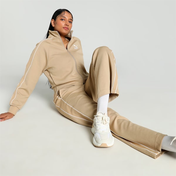 T7 Women's Track Jacket, Prairie Tan, extralarge-IND