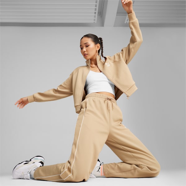 T7 Women's Track Jacket, Prairie Tan, extralarge-IND