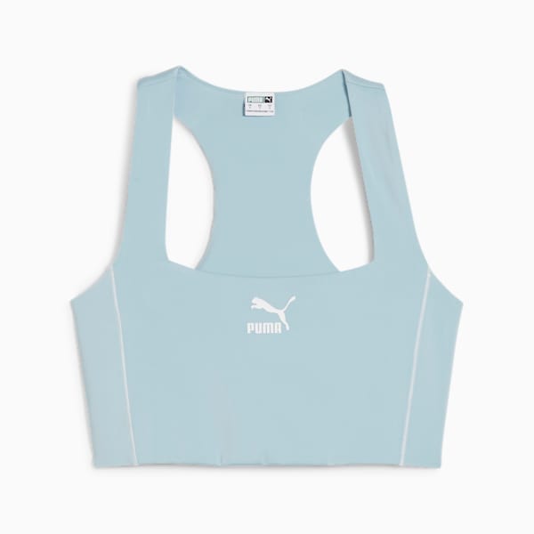 Puma T7 Women s Crop Top Turquoise Surf Xs