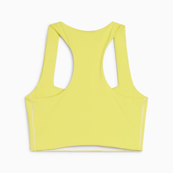 T7 Women's Crop Top, Lime Sheen, extralarge