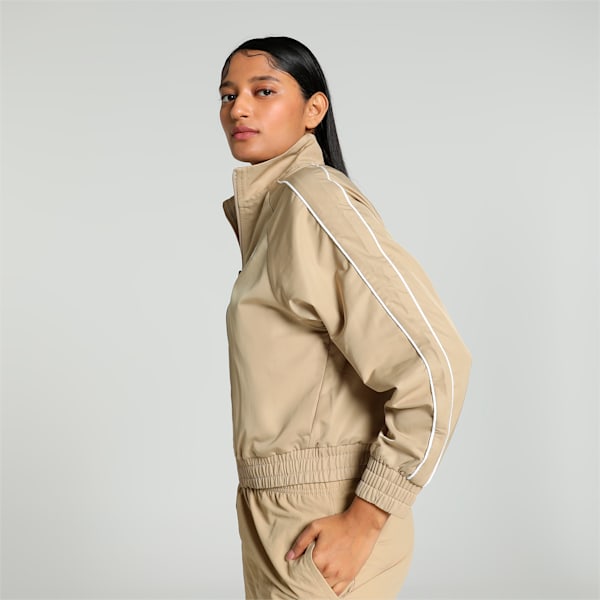 T7 Women's Track Jacket, Prairie Tan, extralarge-IND