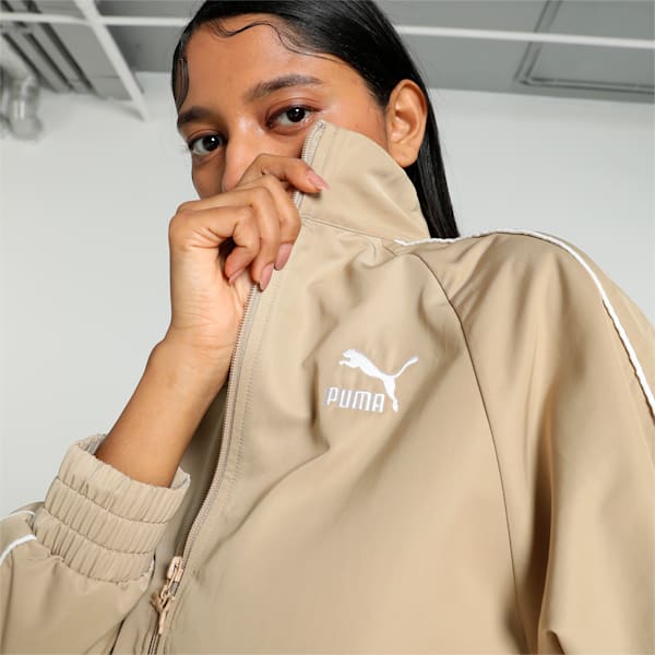 T7 Women's Track Jacket, Prairie Tan, extralarge-IND