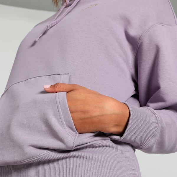 BETTER CLASSICS Women's Relaxed Fit Hoodie, Pale Plum, extralarge-IND