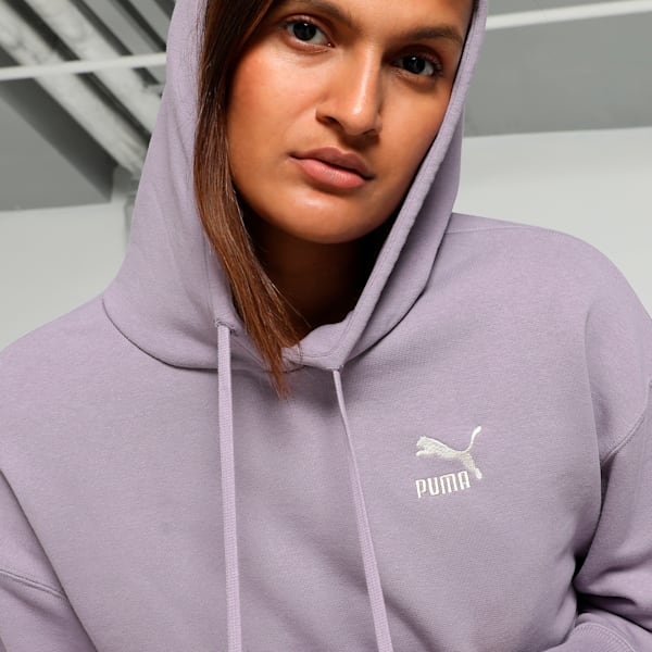BETTER CLASSICS Women's Relaxed Fit Hoodie, Pale Plum, extralarge-IND