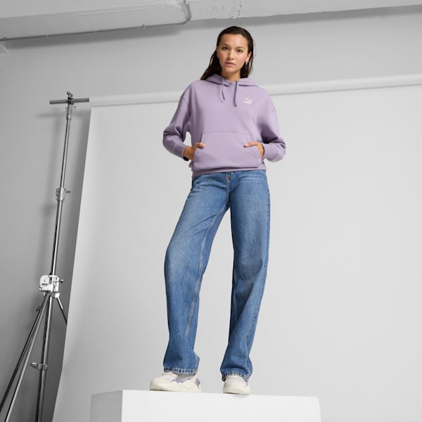 Sudadera con capucha BETTER CLASSICS para mujer, Pale Plum, extralarge