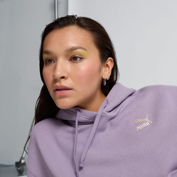 Sudadera con capucha BETTER CLASSICS para mujer, Pale Plum, extralarge