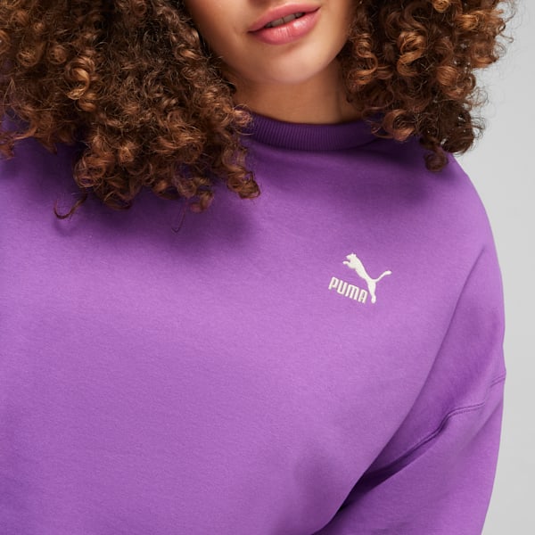 BETTER CLASSICS Relaxed Women's Crew, Ultraviolet, extralarge