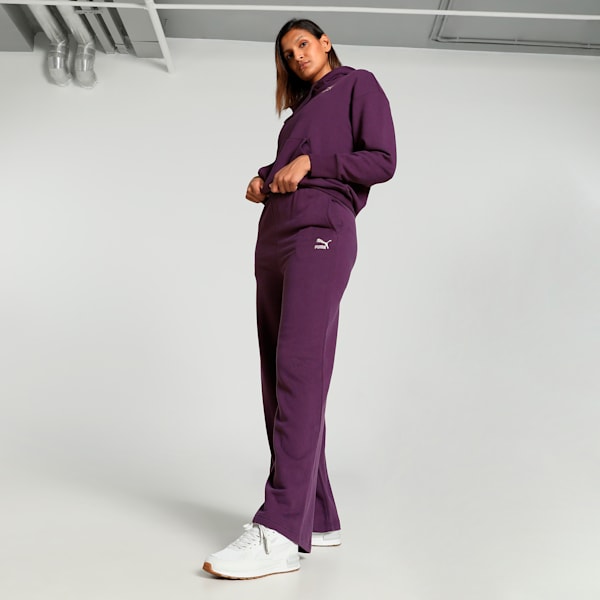 BETTER CLASSICS Women's Sweatpants, Midnight Plum, extralarge-IND