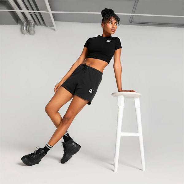 BETTER CLASSICS Women's Shorts, PUMA Black, extralarge-IND