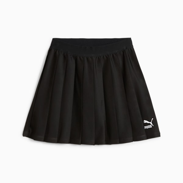 Victoria Pleated Skort Black