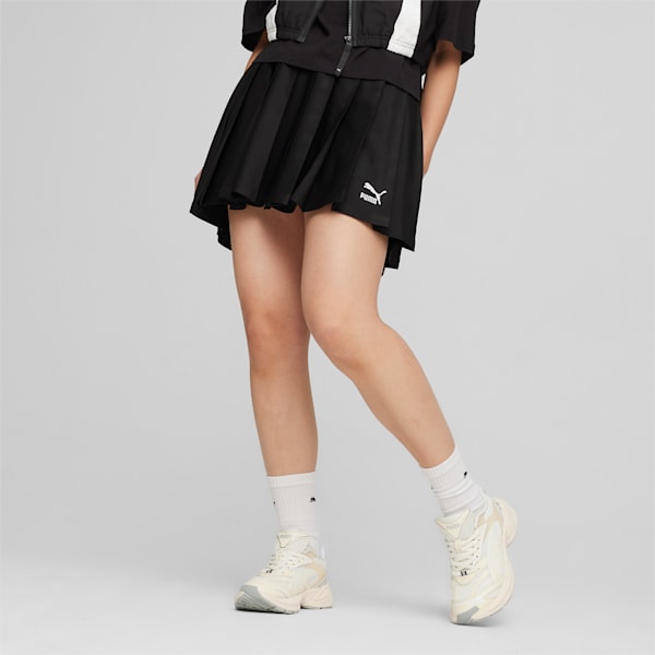 CLASSICS Women's Pleated Skirt, PUMA Black, extralarge