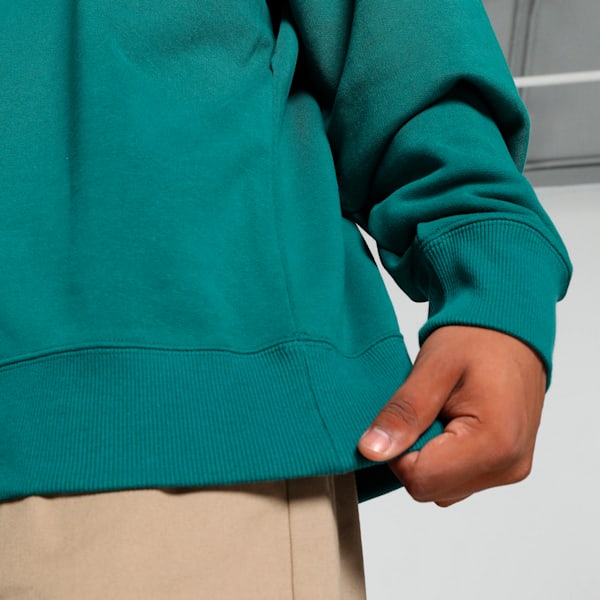 BETTER CLASSICS Relaxed Fit Sweatshirt, Cold Green, extralarge-IND